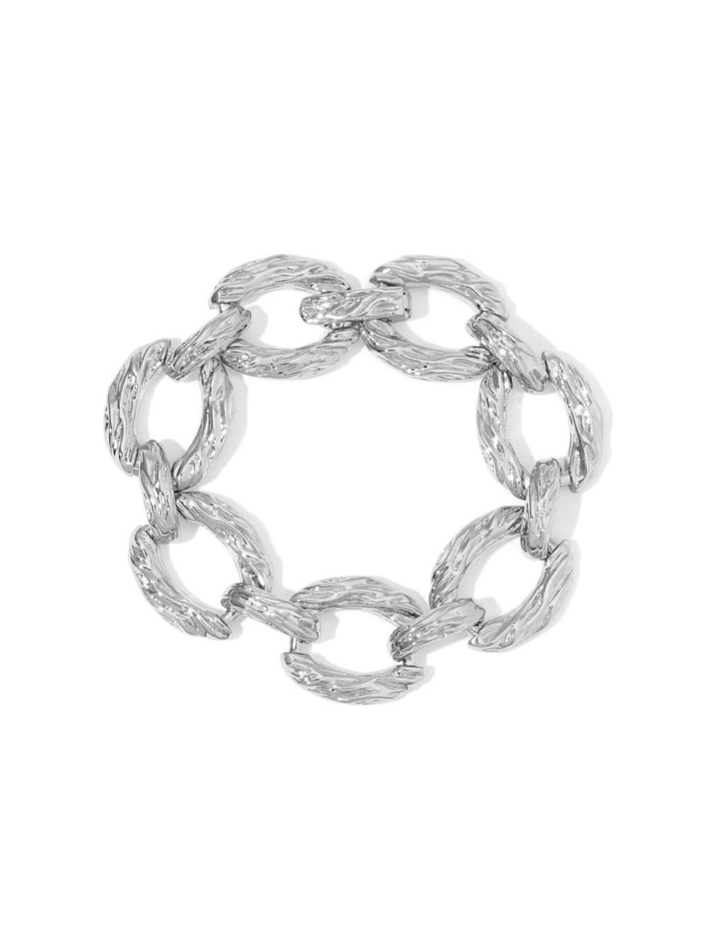 Vanessa Mooney Sylvia Silver Chain Bracelet 7”